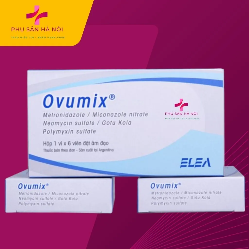 Thuốc đặt Ovumix Elea hỗ trợ trị viêm, nhiễm khuẩn âm đạo