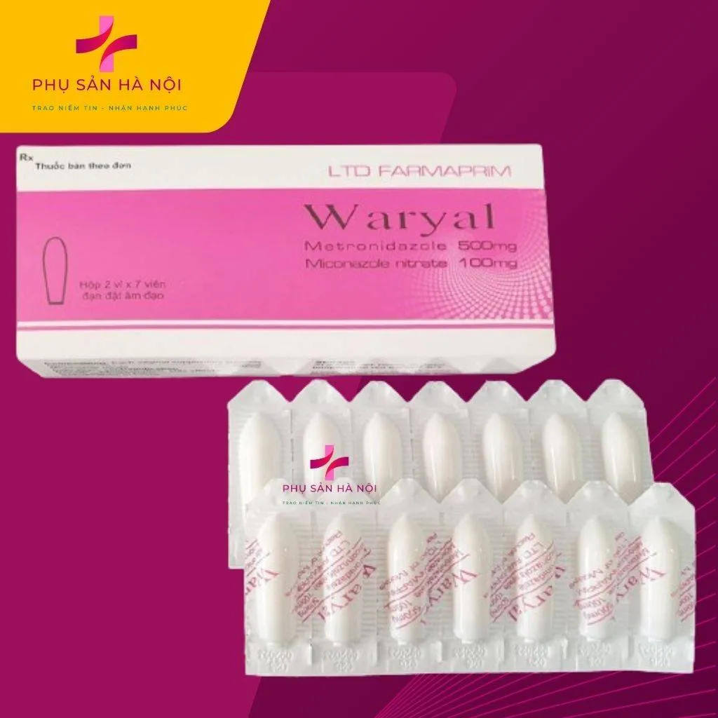 Thuốc đặt Waryal giúp điều trị các vấn đề phụ khoa hiệu quả. Sản phẩm an toàn, dễ sử dụng, hỗ trợ phục hồi sức khỏe nhanh chóng