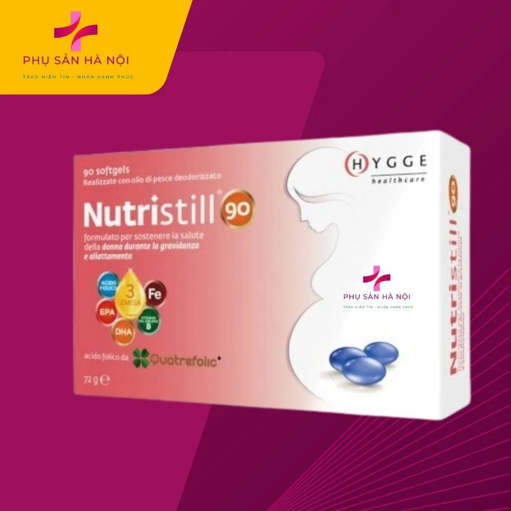 Bổ bầu Nutristill 90 Vitamin 3 trong 1 cải tiến cho mẹ bầu