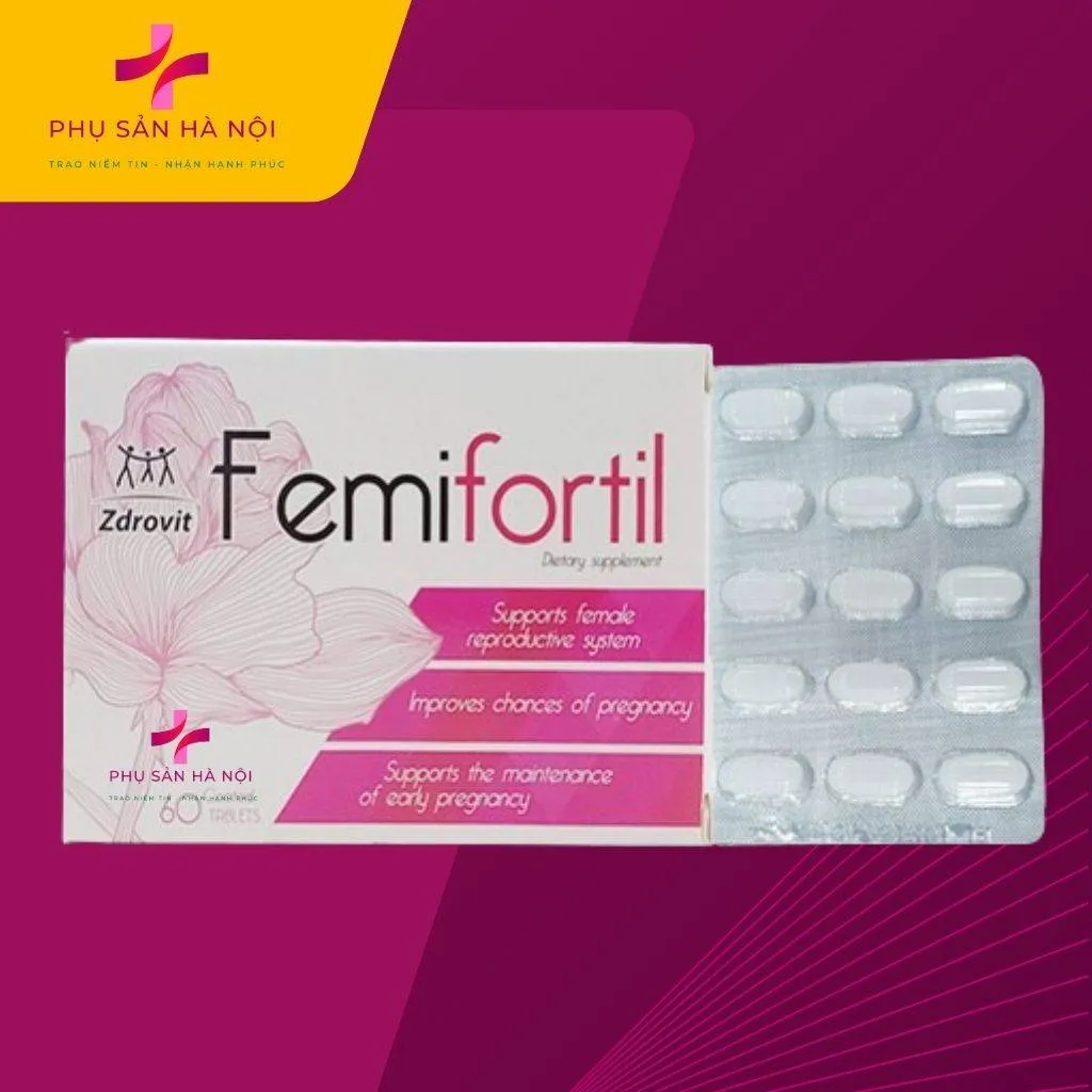 Bổ trứng Femifortil Zdrovit - Điều trị hiếm muộn,tăng khả năng thụ thai Bổ trứng Femifortil Zdrovit - Điều trị hiếm muộn,tăng khả năng thụ thai