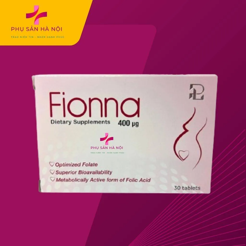 Fionna 5-MTHF - Giảm nguy cơ thiếu máu bổ sung Acid Folic Fionna 5-MTHF - Giảm nguy cơ thiếu máu bổ sung Acid Folic