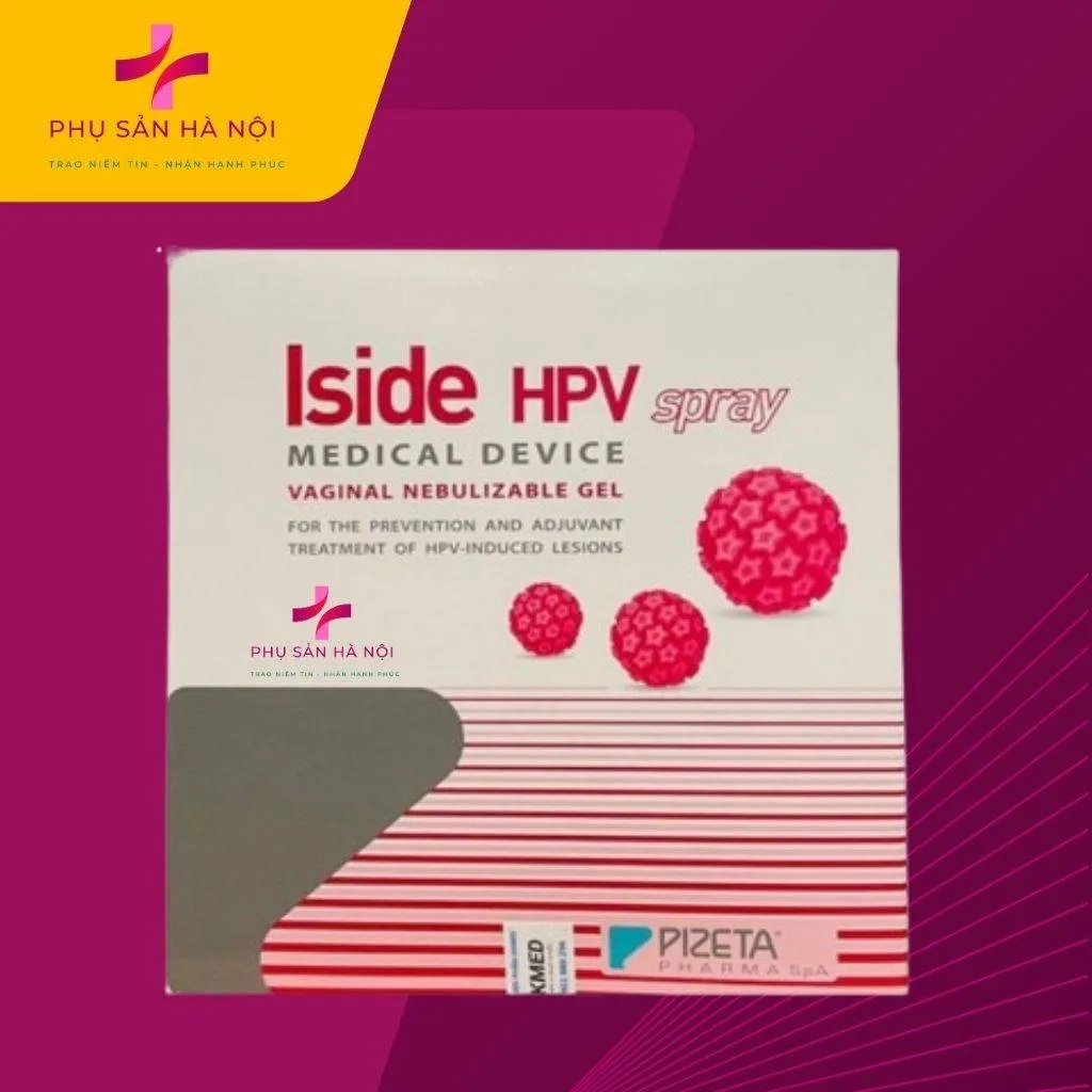 Gel xịt Iside HPV Spray (Hộp 14 vòi xịt) - Đào thải HPV hiệu quả
