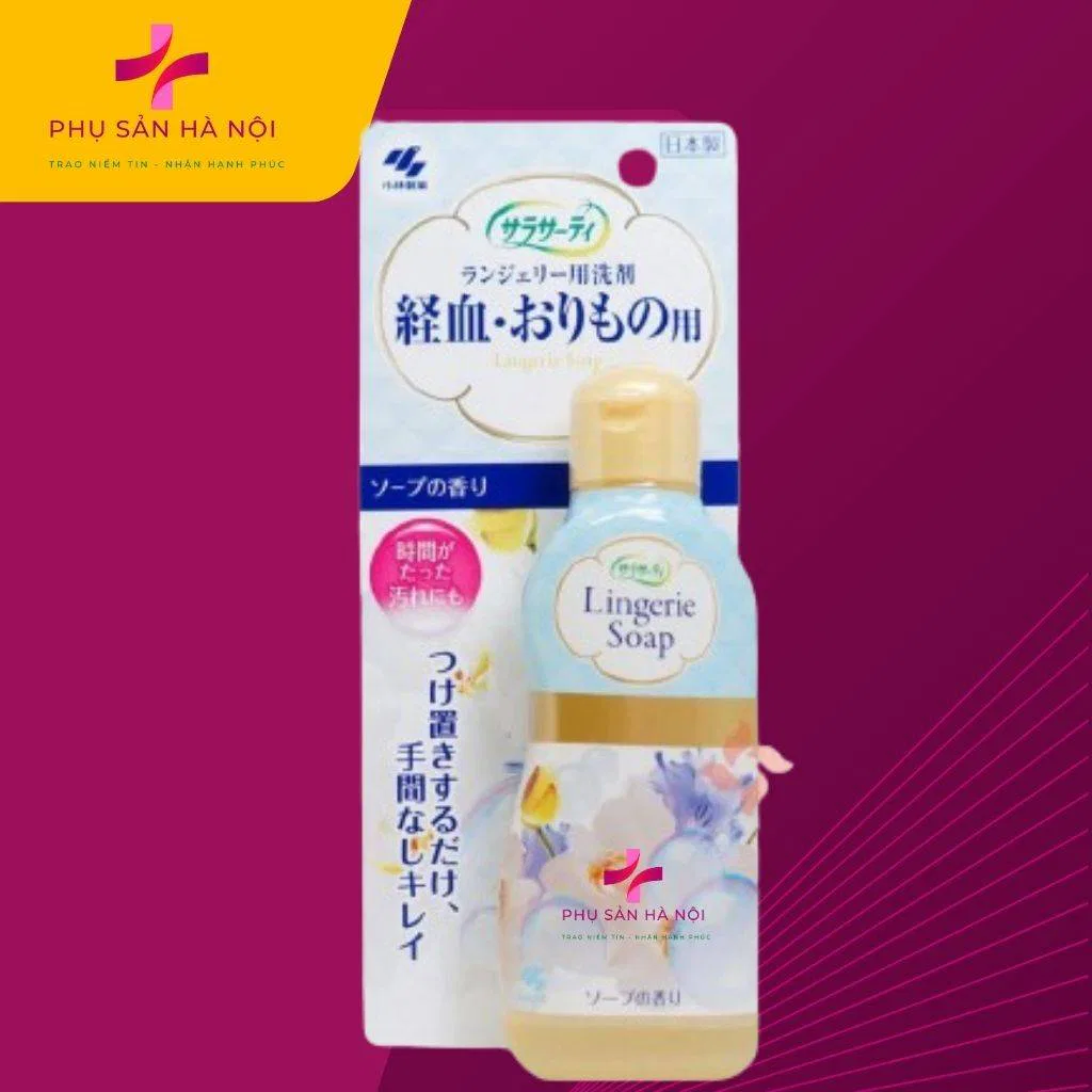 Nước giặt đồ lót Kobayashi Lingerie Soap 120mL Sạch khuẩn, An toàn Nước giặt đồ lót Kobayashi Lingerie Soap 120mL Sạch khuẩn, An toàn