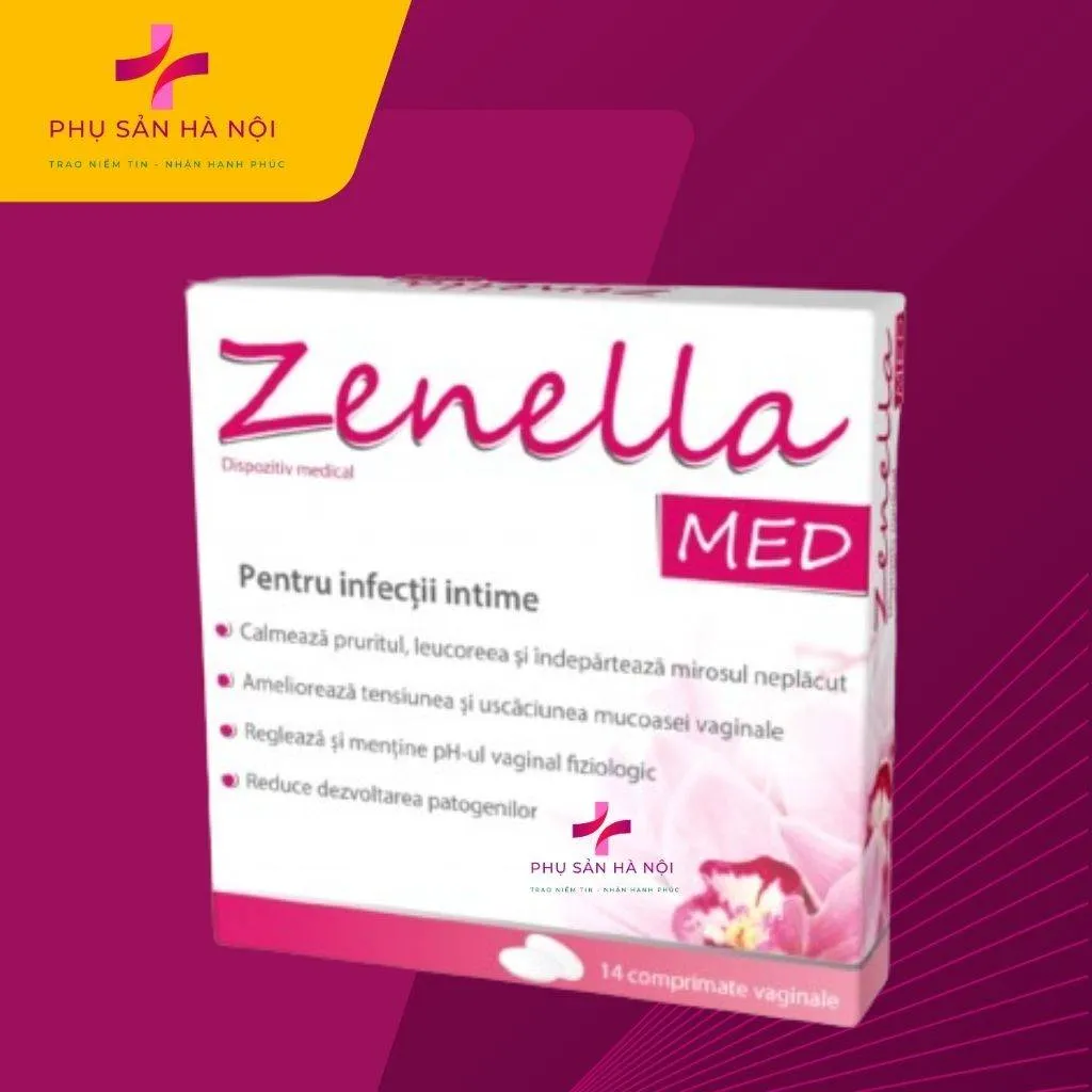 ZENELLA MED (14 viên) Giải pháp cho Nấm Âm Đạo, Kháng Khuẩn, Cân bằng pH ZENELLA MED (14 viên) Giải pháp cho Nấm Âm Đạo, Kháng Khuẩn, Cân bằng pH