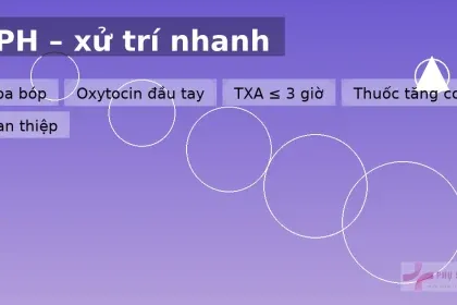 Băng huyết sau sinh (PPH): hướng dẫn xử trí nhanh theo từng bước